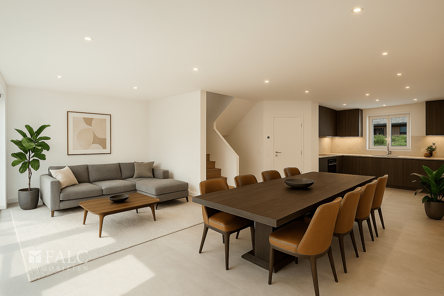 Wohnen.Küche.Einrichtungsbeispiel 